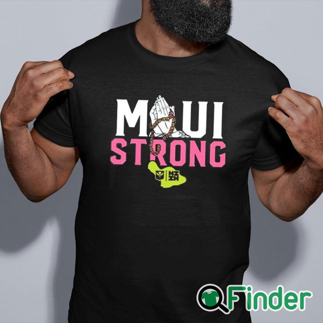 black shirt Pray Maui Strong Shirt black shirt Pray Maui Strong Shirt