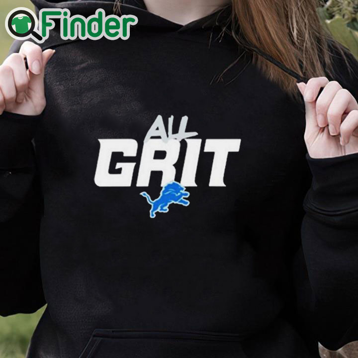 black hoodie Detroit Lions All Grit Shirt black hoodie Detroit Lions All Grit Shirt