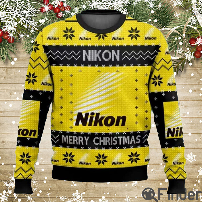 Nikon Camera Brands Ugly Christmas Sweater Nikon Camera Brands Ugly Christmas Sweater