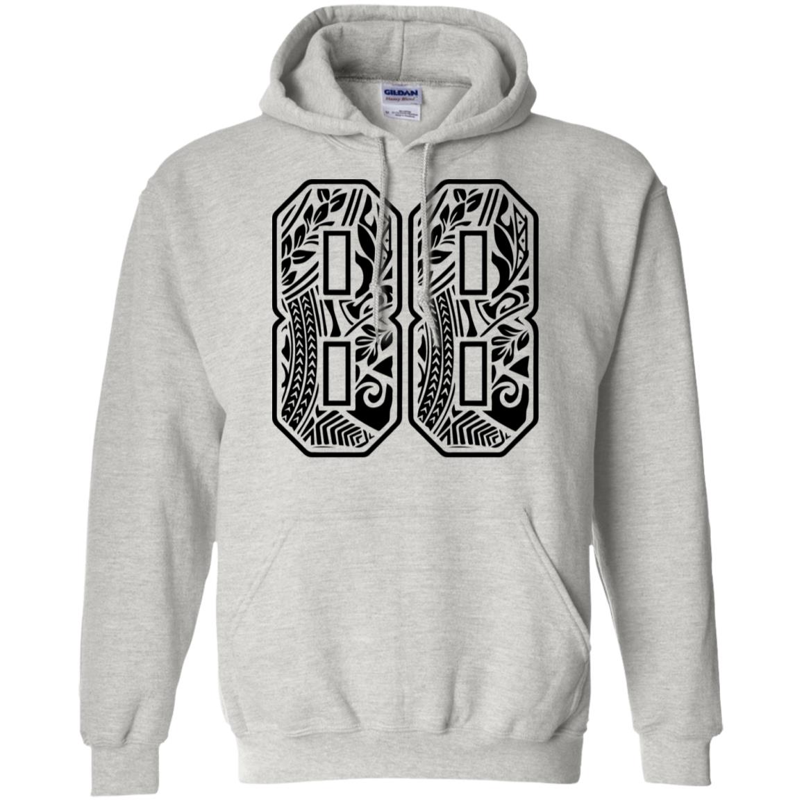 #88 Polynesian Tattoo Black Number 88 Sports Fan Hoodie Shirt Tank Ls ...