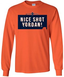 Yordan Alvarez Shirt - Nice Shot Yordan, Houston, MLBPA El Grande 455 feet T-shirt