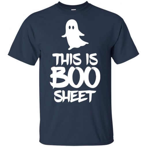 This Is Boo Sheet Halloween Scary Ghost Gift Costume T-Shirt Long Sleeve