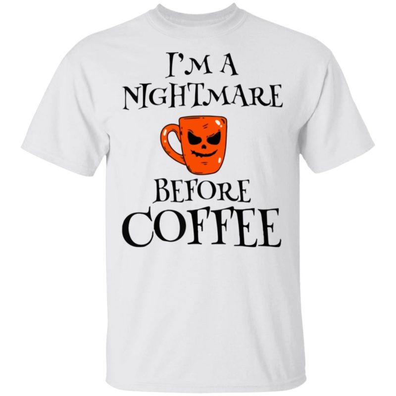 coffee halloween shirt