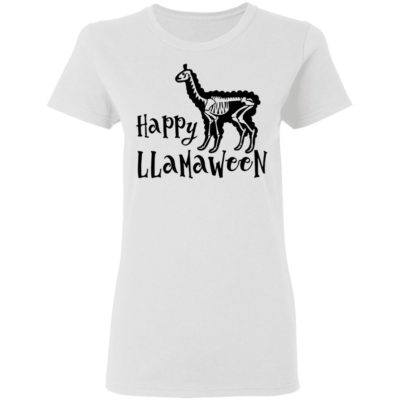 Happy LLamaween Funny Halloween Shirt Tank top long sleeves Hoodie