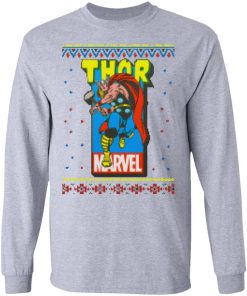 MCU Marvel The Mighty Thor Logo Christmas ls