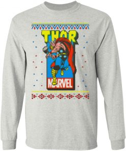 MCU Marvel The Mighty Thor Logo Christmas ls