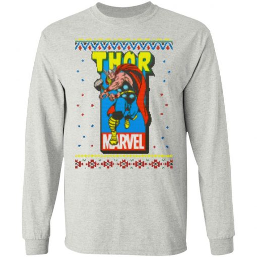 MCU Marvel The Mighty Thor Logo Christmas ls