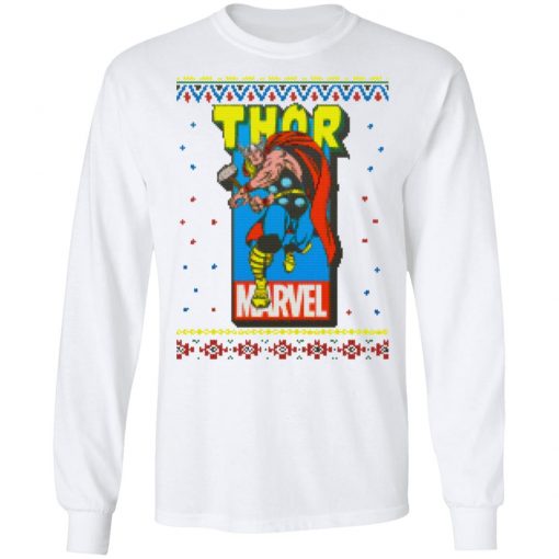 MCU Marvel The Mighty Thor Logo Christmas ls