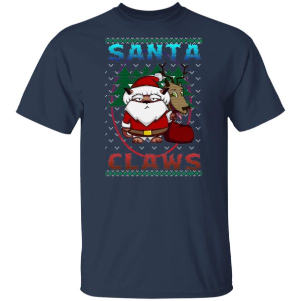 Santa Claus Kitty Ugly Christmas Sweater Hoodie - Q-Finder Trending ...