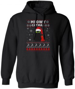 Meowy Christmas Ugly hoodie
