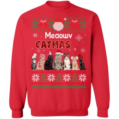 Cat Ugly Christmas Sweater Funny Xmas sweater