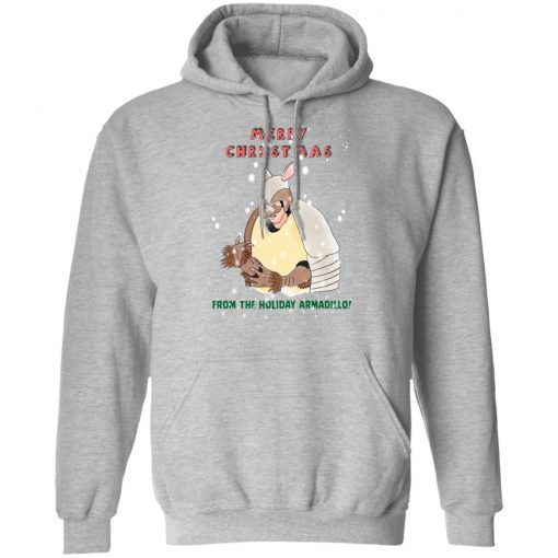 Merry Christmas From The Holiday Armadillo hoodie