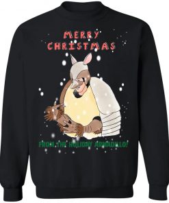 Merry Christmas From The Holiday Armadillo sweater