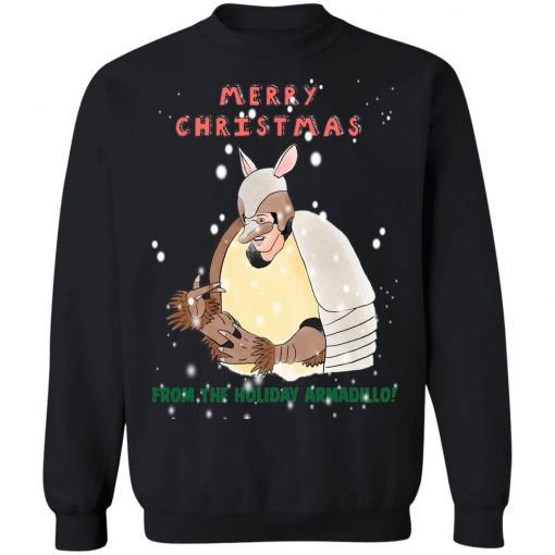 Merry Christmas From The Holiday Armadillo sweater