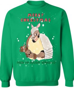 Merry Christmas From The Holiday Armadillo sweater