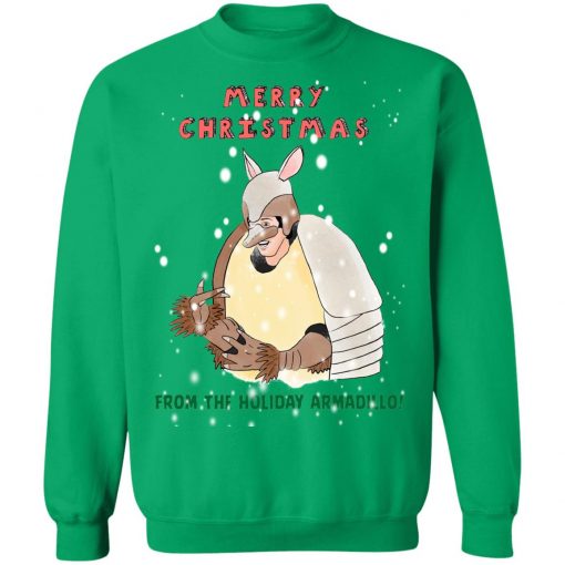 Merry Christmas From The Holiday Armadillo sweater