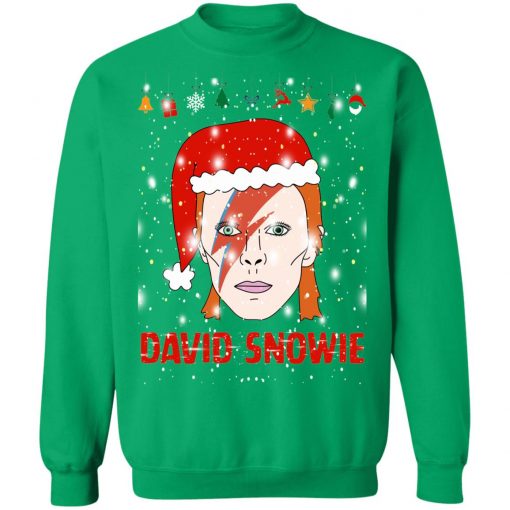 David Snowie Funny Christmas sweater