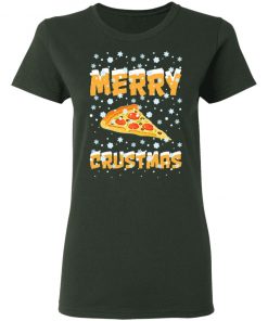 Merry Crustmas Pizza Christmas shirt