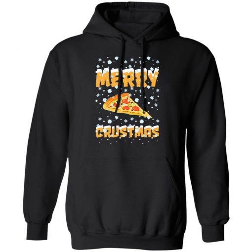 Merry Crustmas Pizza Christmas hoodie