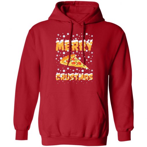 Merry Crustmas Pizza Christmas hoodie