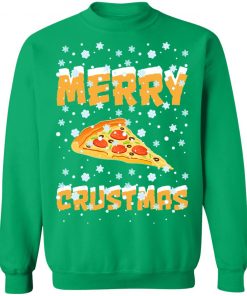 Merry Crustmas Pizza Christmas sweater