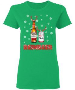 Budweiser Reinbeer Funny Beer Reindeer Christmas shirt
