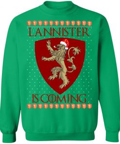 House Lannister Game of thrones Christmas Santa Is Coming Sweatshirt