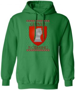 House Glover Game of thrones Christmas Santa Is Coming hoodie