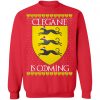 House Clegane Game of thrones Christmas Santa Is Coming Sweatshirt