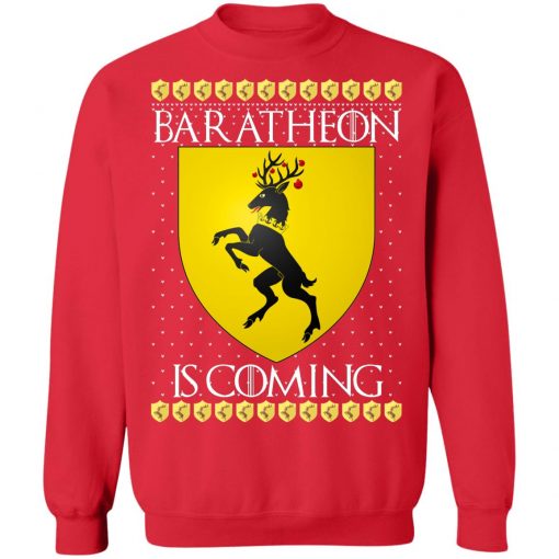 House Baratheon Game of thrones Christmas Santa Is Coming Sweater