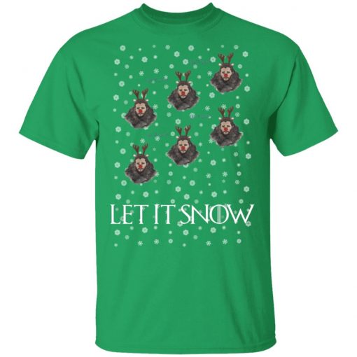 Jon Snow Game of thrones Let it snow Christmas shirt