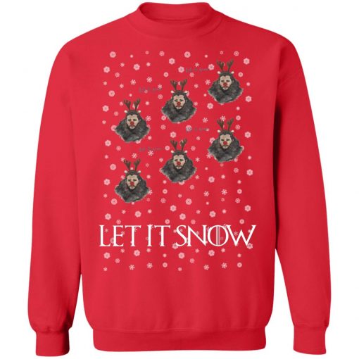 Jon Snow Game of thrones Let it snow Christmas Sweatshirt