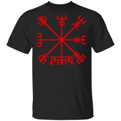 Vegsivir Runic Viking Compass T-Shirt