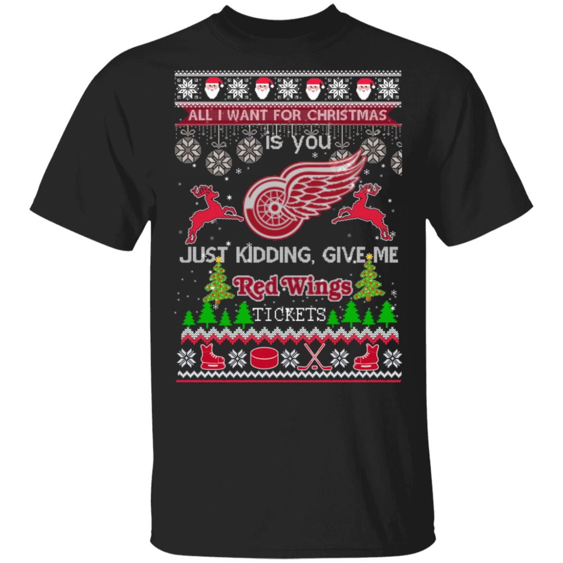 WingsNation on X: WINGS NATION HOLIDAY GIVEAWAY! I've got one of these #RedWings  ugly sweater t-shirts from Dec 15th's game at LCA to giveaway! Follow and  RT to enter. A winner will