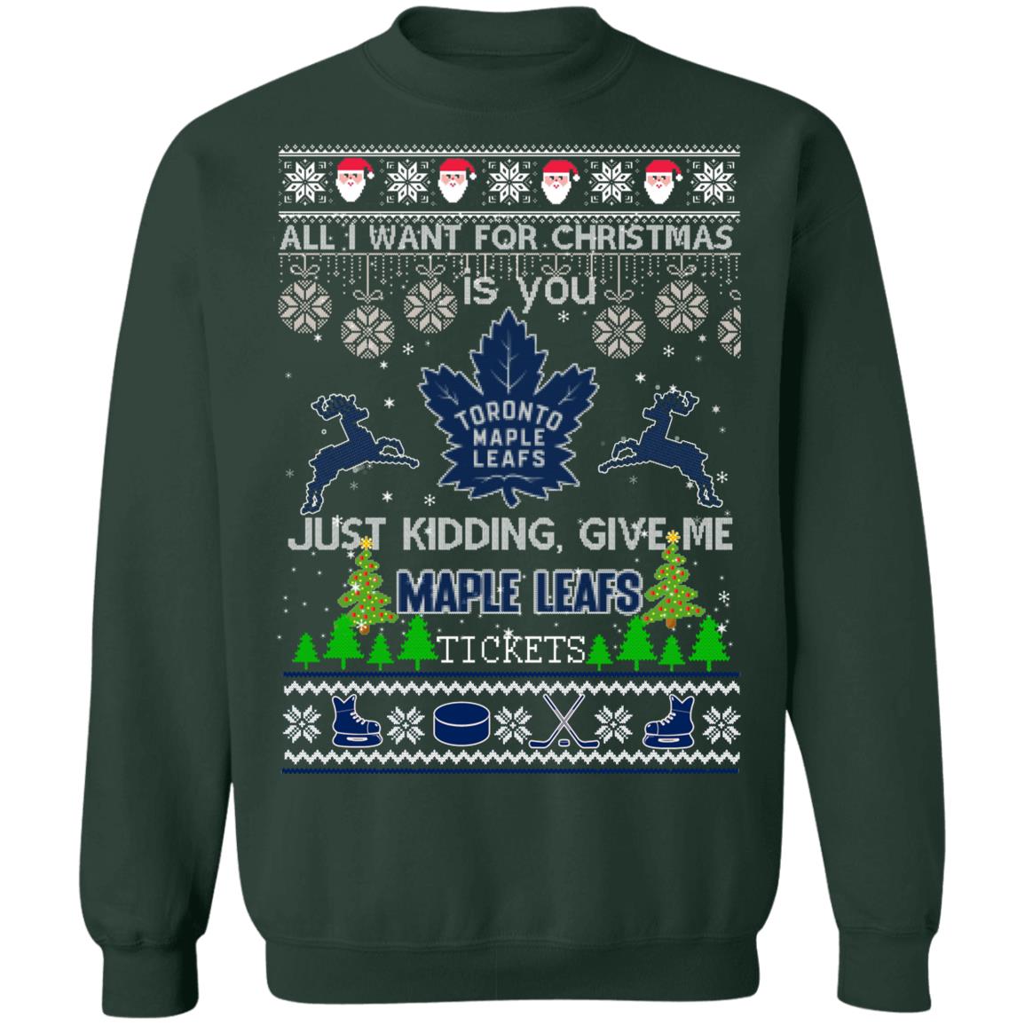 Personalized NHL Toronto Maple Leafs Christmas Sweater • Kybershop