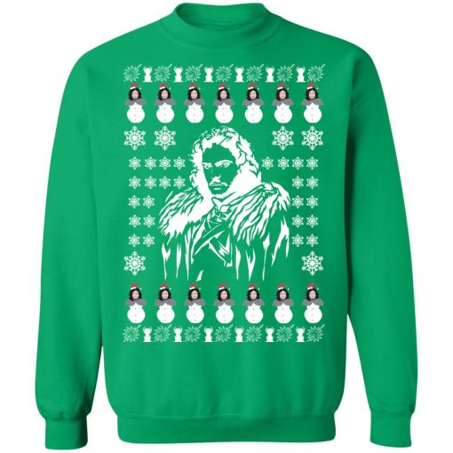 Jon Snow Snowman Game of Thrones Christmas Funny Ugly Sweatshirt