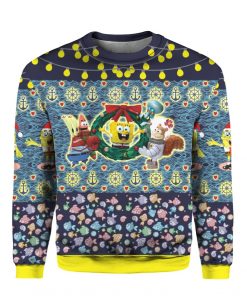 Spongebob 3D Print Ugly Christmas Sweater