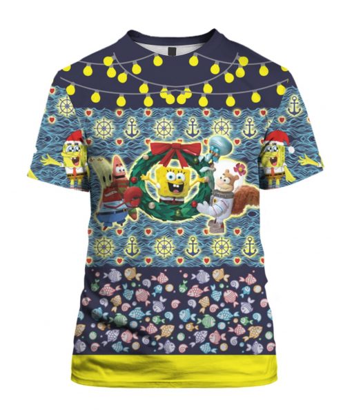 Spongebob 3D Print Ugly Christmas shirt