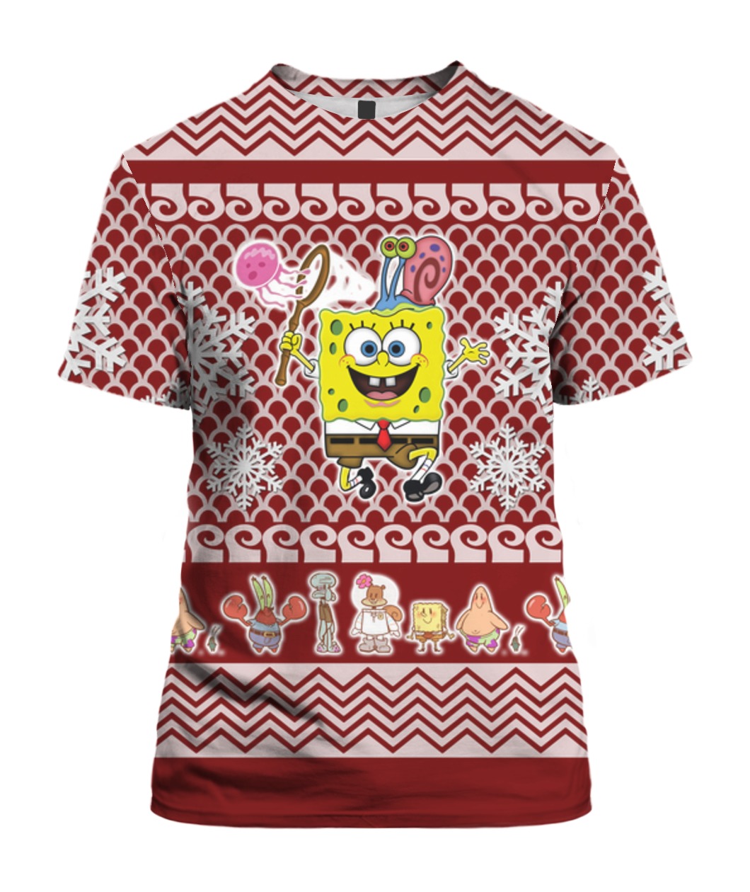 Red Louis Vuitton Spongebob Squarepants 3D Hoodie Cartoon Ugly Christmas  Sweater - Family Gift Ideas That Everyone Will Enjoy