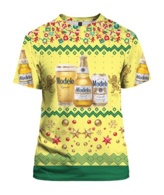 Modelo Especial Beer Bottles 3D Print Ugly Christmas Shirt