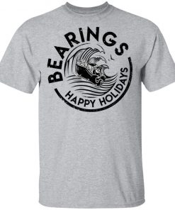 White Claus Bearings Happy Holidays Shirt