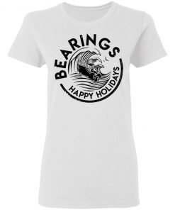 White Claus Bearings Happy Holidays Shirt