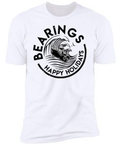 White Claus Bearings Happy Holidays Shirt