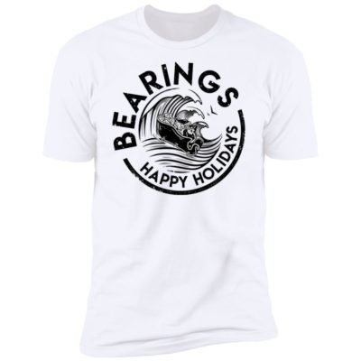 White Claus Bearings Happy Holidays Shirt