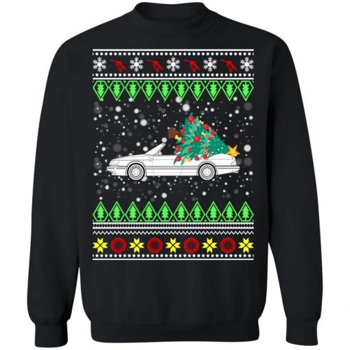 Saab 900 convertible Classic Car Ugly Christmas Sweater