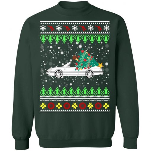 Saab 900 convertible Classic Car Ugly Christmas Sweater