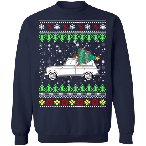 Renault 4L 'Quatrelle' Ugly Christmas Sweater