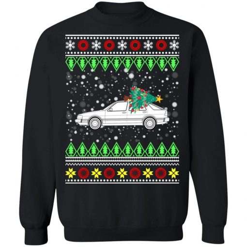 Saab 9000 Classic Car Ugly Christmas Sweater