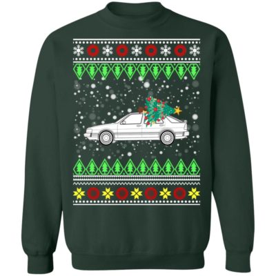 Saab 9000 Classic Car Ugly Christmas Sweater 