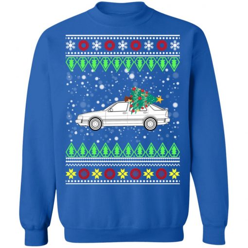 Saab 9000 Classic Car Ugly Christmas Sweater